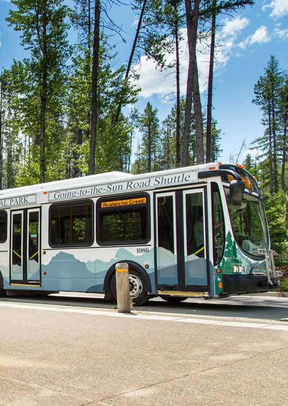 Bus Shuttle Services in Glacier National Park Whitefish MT