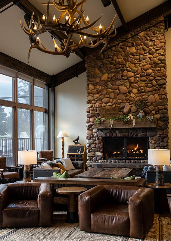 Lobby of Grouse Mountain Lodge
